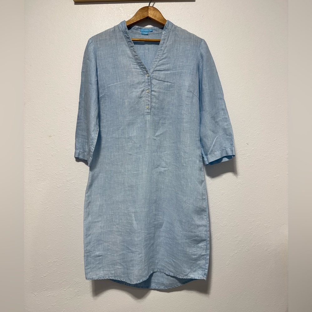 J. McLaughlin Sky Blue Midi Dress